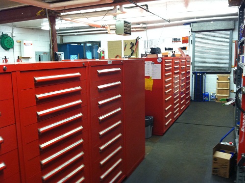 South Side of Tool Storage Room